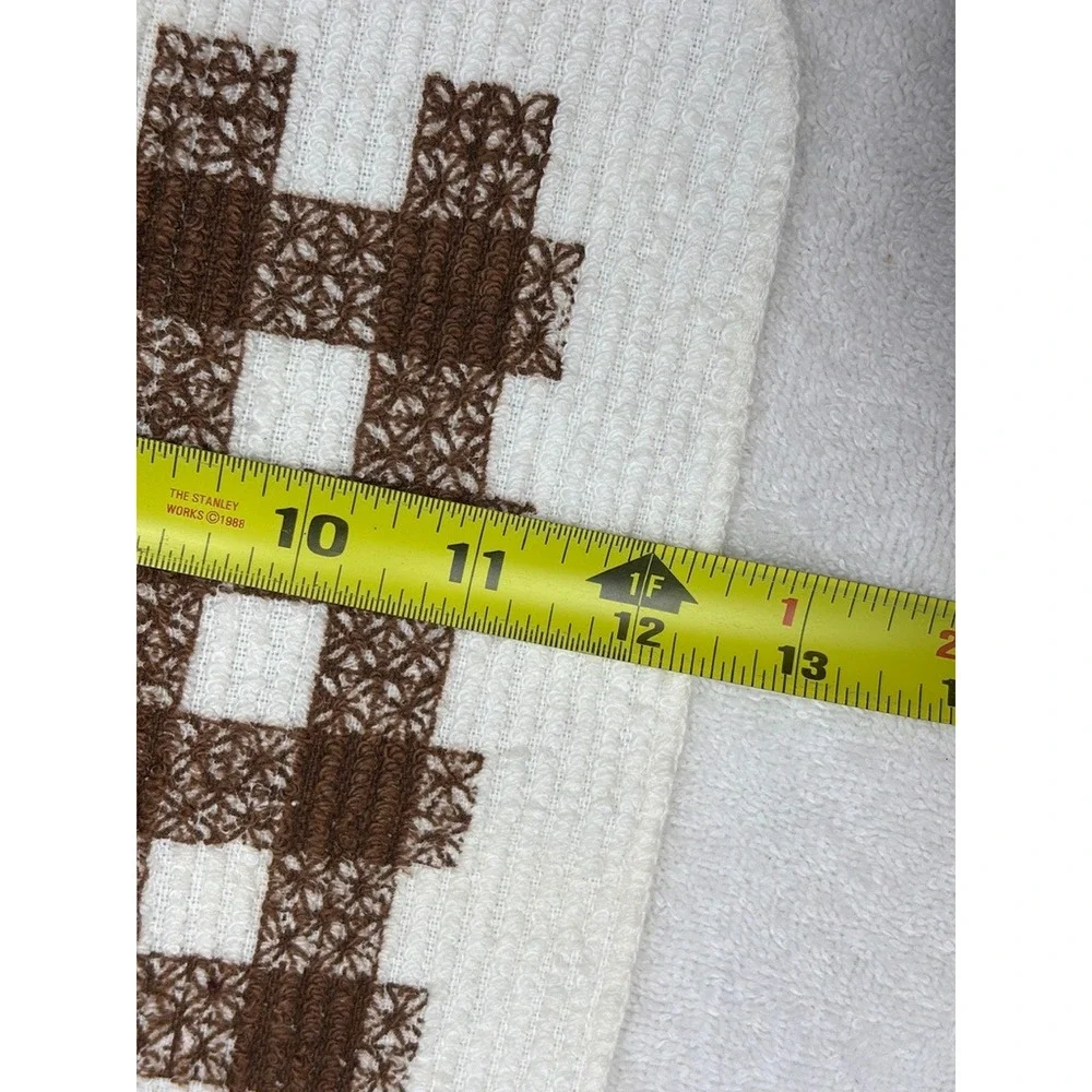 Vtg 1987 Groovy Mushroom Dish Towel Kitchen Dish Wash Cloth Rag‎ Retro